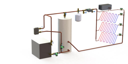 Basic with Supplemental Heat Direct-to-Load Schematic